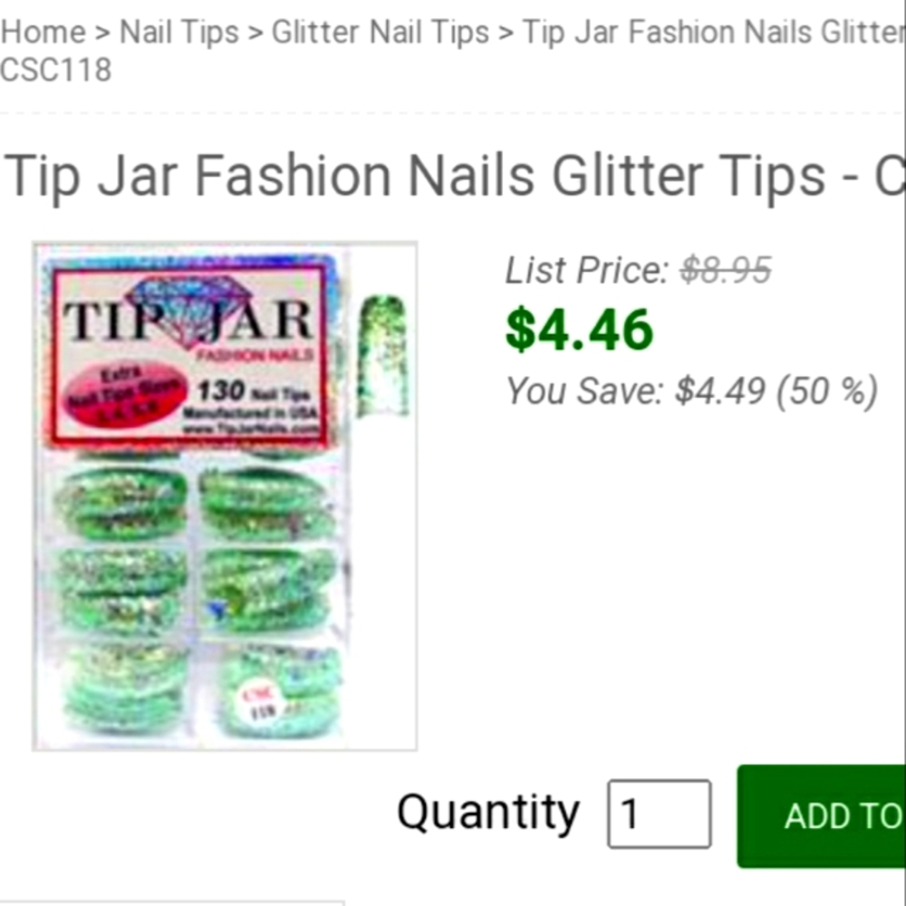 Tip jar Nail tips!!!